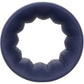 Viceroy Reverse Stamina Ring Ultra-Soft Silicone Cock Ring By CalExotics - Blue