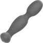 Eclipse Silicone Rotator Vibrating Rechargeable Anal Probe By CalExotics - Grey