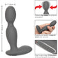 Eclipse Silicone Rotator Vibrating Rechargeable Anal Probe By CalExotics - Grey