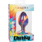 Cheeky Swirl Tie-Dye Silicone Butt Plug Large By CalExotics