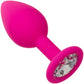 Cheeky Gems Silicone 3-Piece Anal Training Kit By CalExotics - Pink