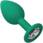 Cheeky Gems Silicone 3-Piece Anal Training Kit By CalExotics - Green