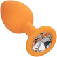 Cheeky Gems Silicone 3-Piece Anal Training Kit By CalExotics - Orange