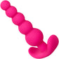 Cheeky X-5 Beads Silicone Anal Probe by CalExotics - Pink