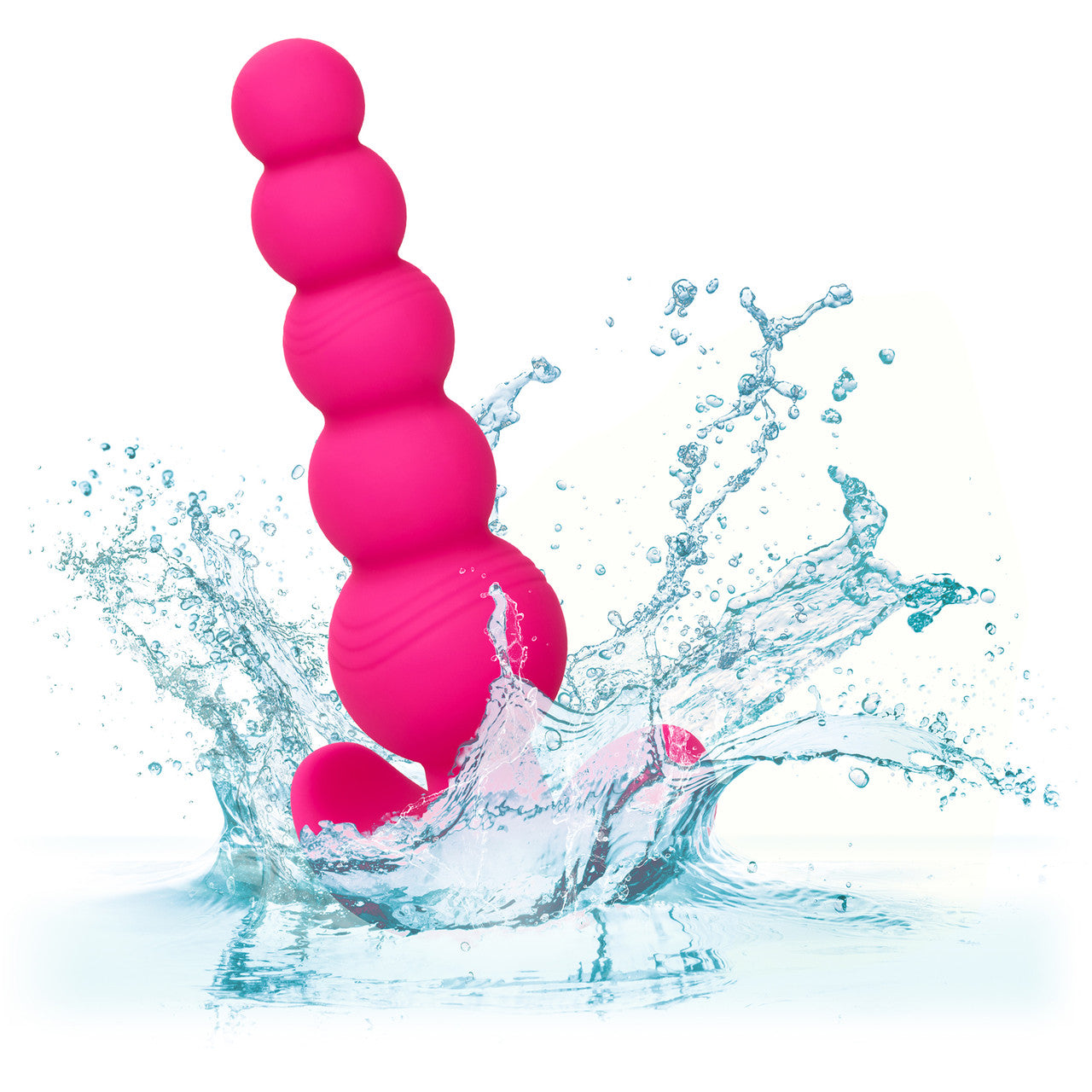 Cheeky X-5 Beads Silicone Anal Probe by CalExotics - Pink