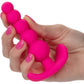 Cheeky X-5 Beads Silicone Anal Probe by CalExotics - Pink