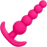 Cheeky X-5 Beads Silicone Anal Probe by CalExotics - Pink