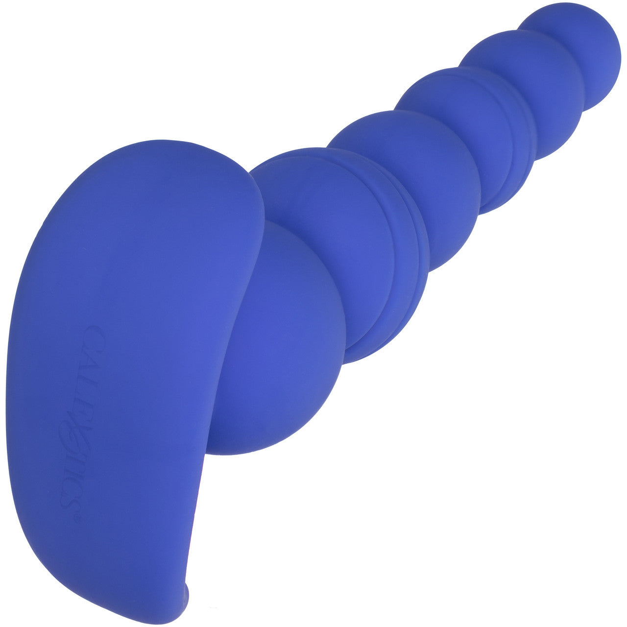 Cheeky X-6 Beads Silicone Anal Probe by CalExotics - Blue