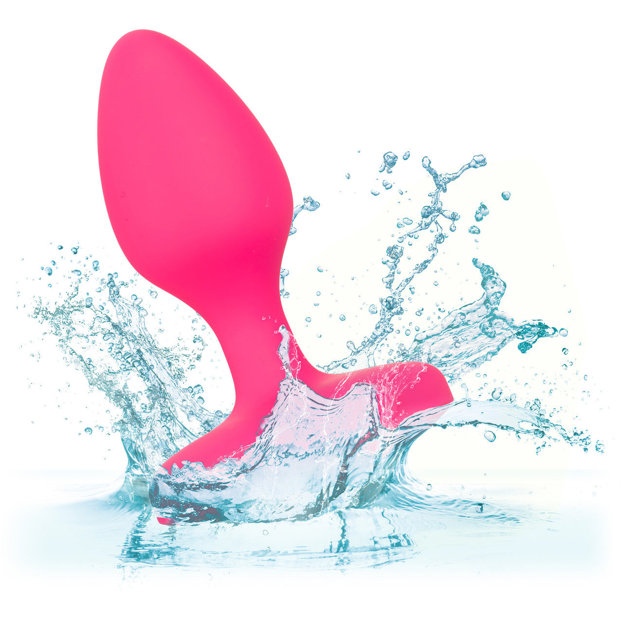 Cheeky Gems Silicone Rechargeable Vibrating Medium Anal Probe By CalExotics - Pink