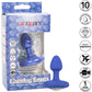 Cheeky Gems Silicone Rechargeable Vibrating Small Anal Probe By CalExotics - Blue