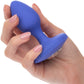 Cheeky Gems Silicone Rechargeable Vibrating Medium Anal Probe By CalExotics - Blue