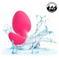 Cheeky Glow In The Dark Rechargeable Silicone Vibrating Butt Plug By CalExotics - Pink