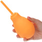 Cheeky One Way Flow Douche Anal Cleansing Tool By CalExotics - Orange