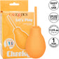 Cheeky One Way Flow Douche Anal Cleansing Tool By CalExotics - Orange