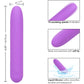 Bliss Liquid Silicone Rechargeable Waterproof Mini Vibrator - Purple