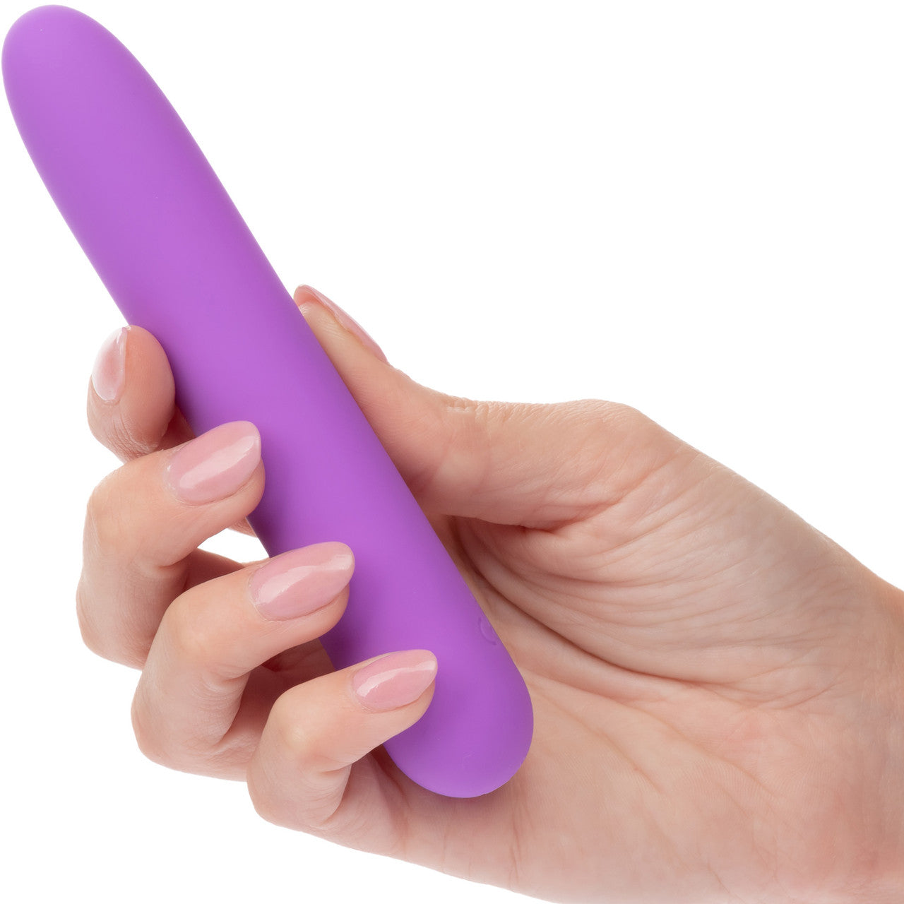 Bliss Liquid Silicone Rechargeable Waterproof Mini Vibrator - Purple