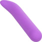 Bliss Liquid Silicone Mini G Vibe Rechargeable Waterproof G-Spot Vibrator - Purple