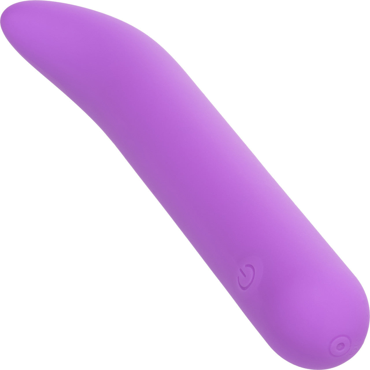 Bliss Liquid Silicone Mini G Vibe Rechargeable Waterproof G-Spot Vibrator - Purple