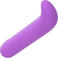 Bliss Liquid Silicone Mini G Vibe Rechargeable Waterproof G-Spot Vibrator - Purple