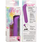 Bliss Liquid Silicone Mini G Vibe Rechargeable Waterproof G-Spot Vibrator - Purple