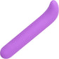 Bliss Liquid Silicone Mini G Vibe Rechargeable Waterproof G-Spot Vibrator - Purple