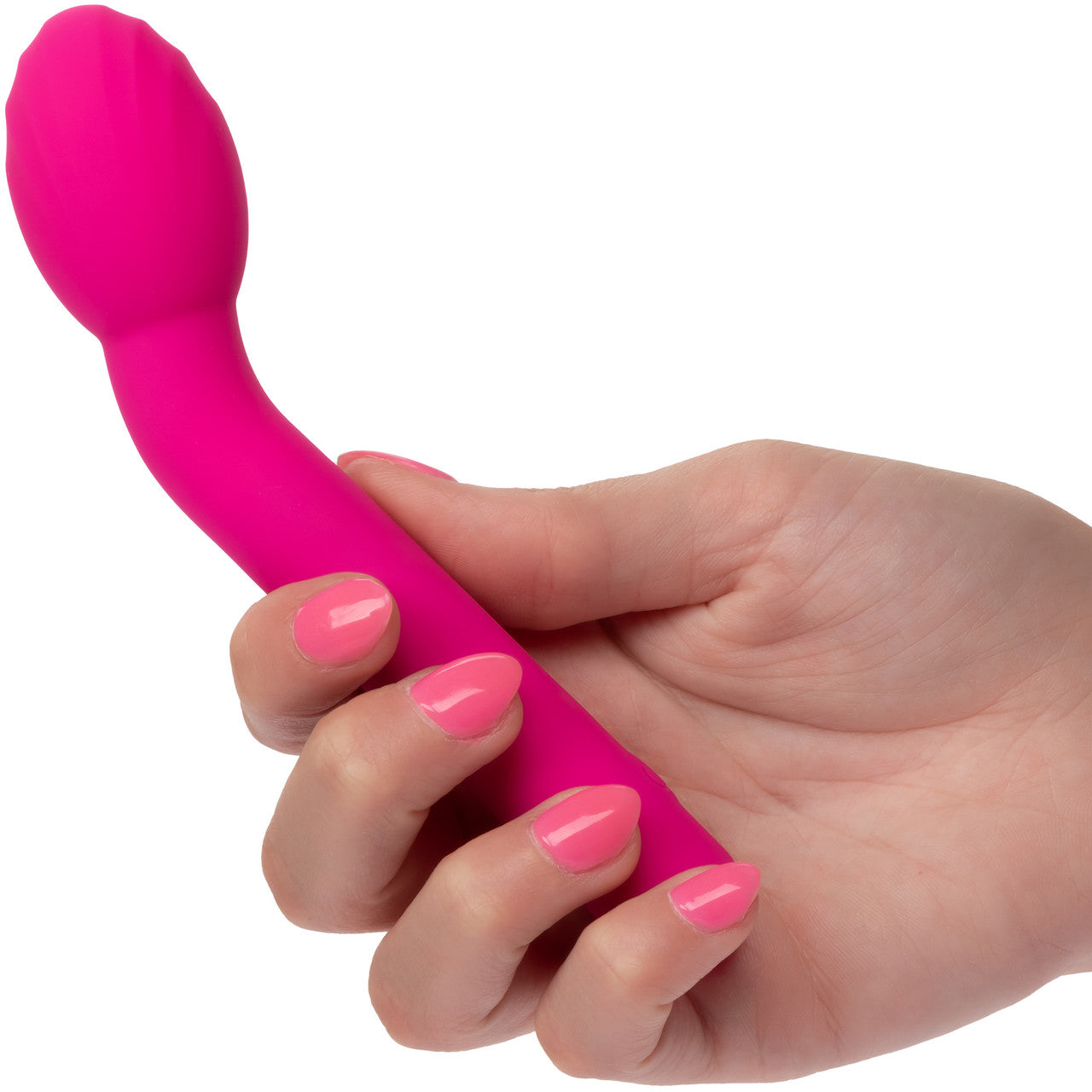 Bliss Liquid Silicone Mini Tulip Rechargeable Waterproof G-Spot Vibrator - Pink