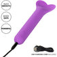 Bliss Liquid Silicone Lover Rechargeable Waterproof Clitoral Vibrator By CalExotics - Purple