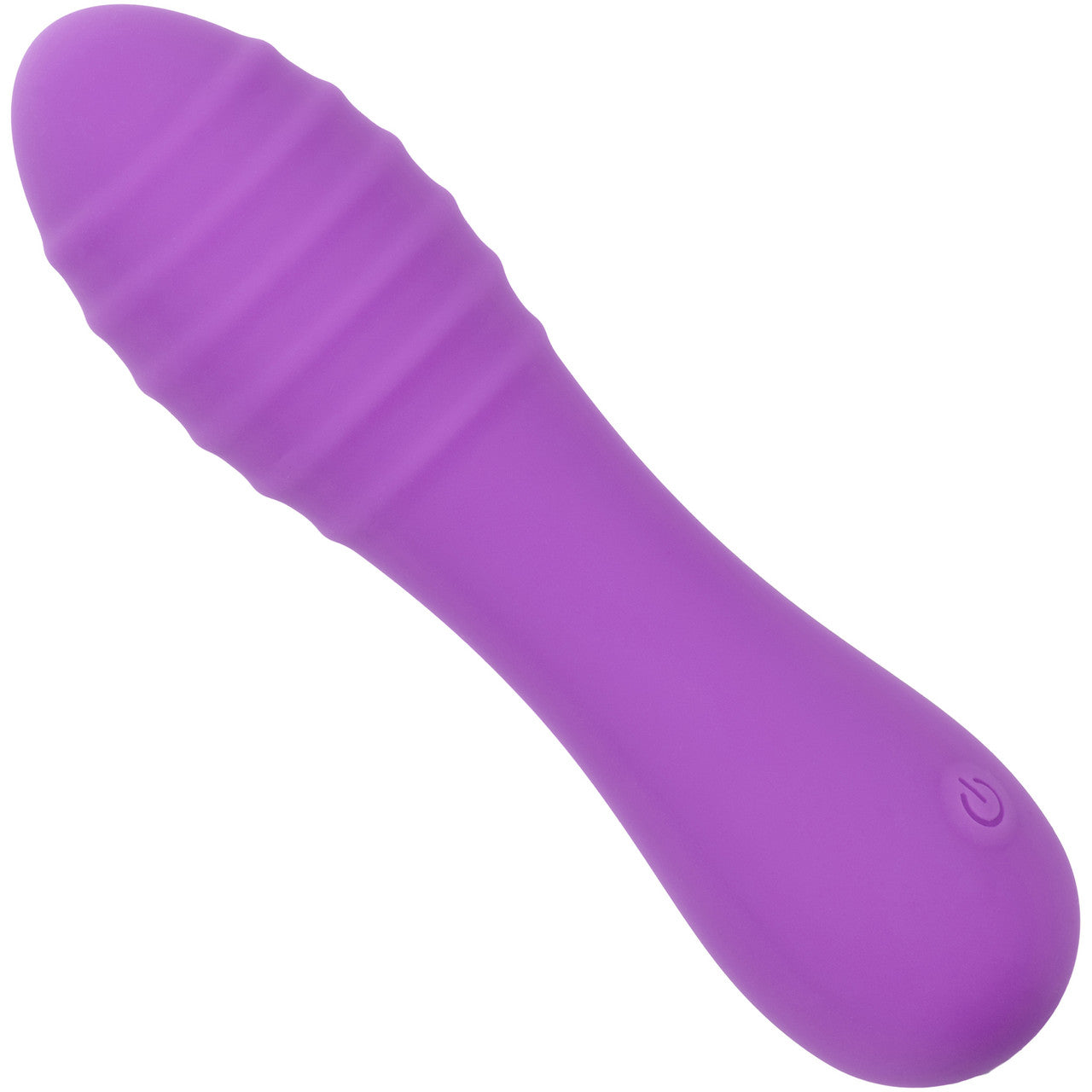 Bliss Liquid Silicone Ripple Rechargeable Waterproof Clitoral Vibrator - Purple