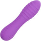 Bliss Liquid Silicone Ripple Rechargeable Waterproof Clitoral Vibrator - Purple