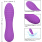 Bliss Liquid Silicone Ripple Rechargeable Waterproof Clitoral Vibrator - Purple