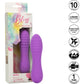 Bliss Liquid Silicone Ripple Rechargeable Waterproof Clitoral Vibrator - Purple