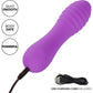 Bliss Liquid Silicone Ripple Rechargeable Waterproof Clitoral Vibrator - Purple