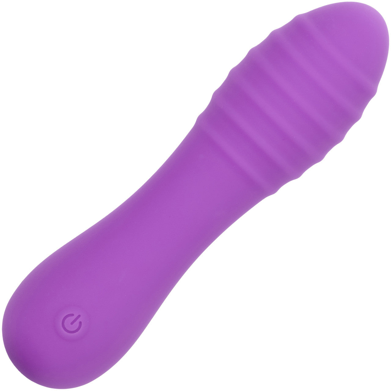 Bliss Liquid Silicone Ripple Rechargeable Waterproof Clitoral Vibrator - Purple