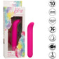 Bliss Liquid Silicone G Vibe Rechargeable Waterproof G-Spot Vibrator - Pink