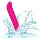 Bliss Liquid Silicone G Vibe Rechargeable Waterproof G-Spot Vibrator - Pink