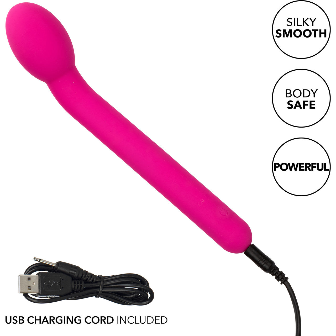 Bliss Liquid Silicone Tulip Rechargeable Waterproof G-Spot Vibrator - Pink