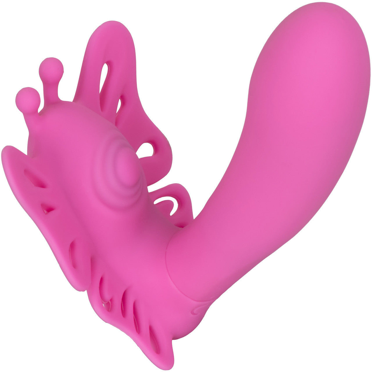 Venus Butterfly Silicone Remote Pulsating Venus G Dual Stimulation Vibrator By CalExotics