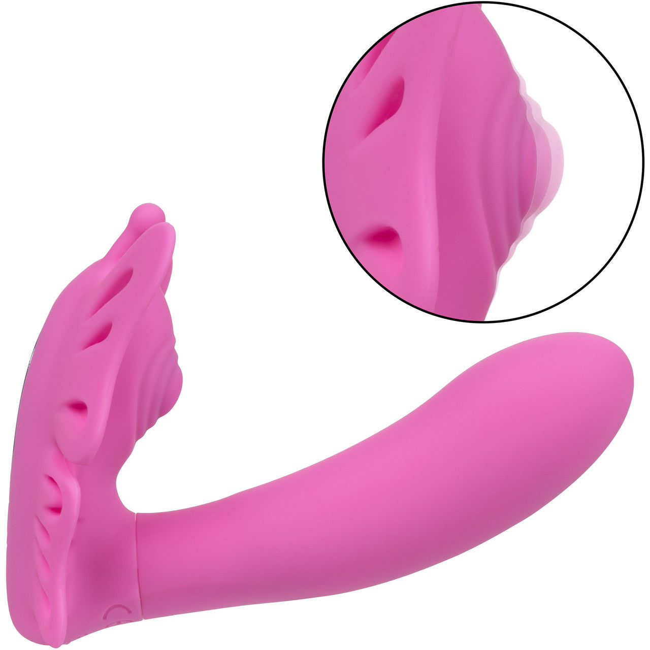 Venus Butterfly Silicone Remote Pulsating Venus G Dual Stimulation Vibrator By CalExotics