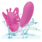 Venus Butterfly Silicone Remote Pulsating Venus G Dual Stimulation Vibrator By CalExotics