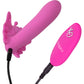 Venus Butterfly Silicone Remote Pulsating Venus G Dual Stimulation Vibrator By CalExotics