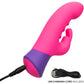 Rave Bunny Rechargeable Waterproof Silicone Dual Stimulation Vibrator