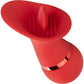 French Kiss Seducer Rechargeable Silicone Clitoral Stimulator By CalExotics - Red