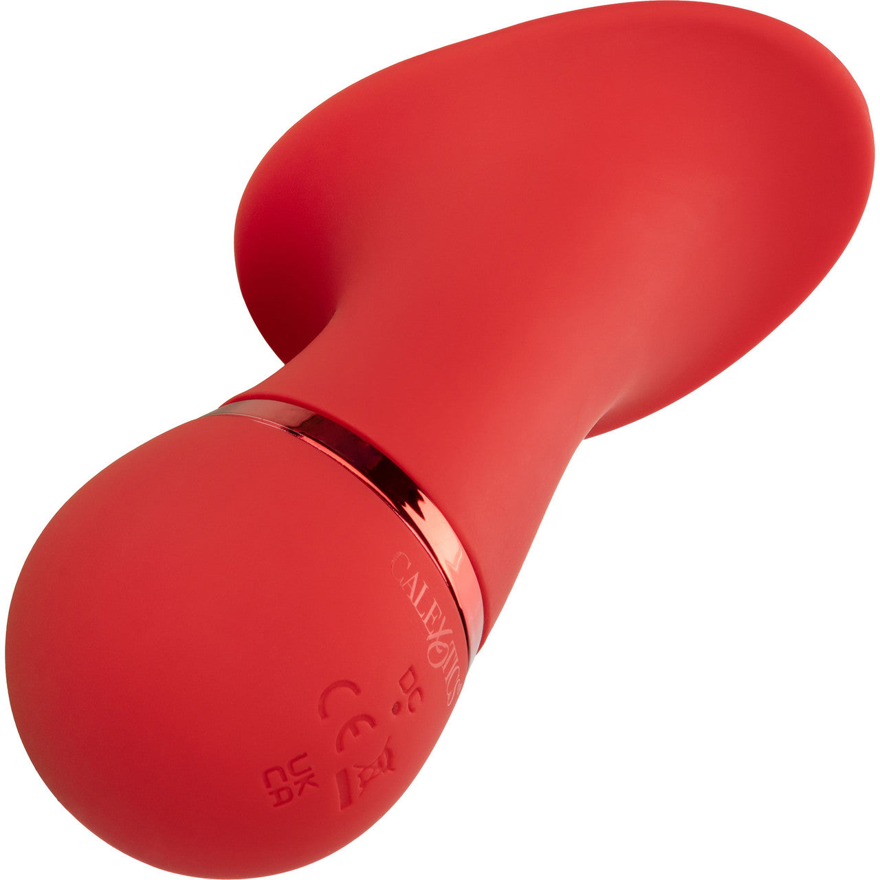 French Kiss Seducer Rechargeable Silicone Clitoral Stimulator By CalExotics - Red