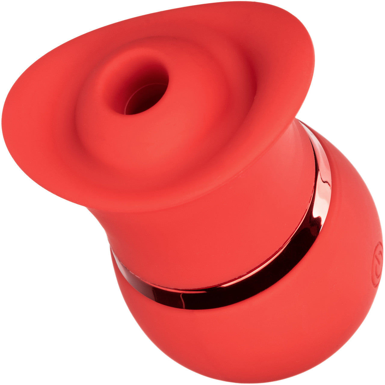 French Kiss Suck & Play Rechargeable Waterproof Silicone Interchangeable Set By CalExotics - Red