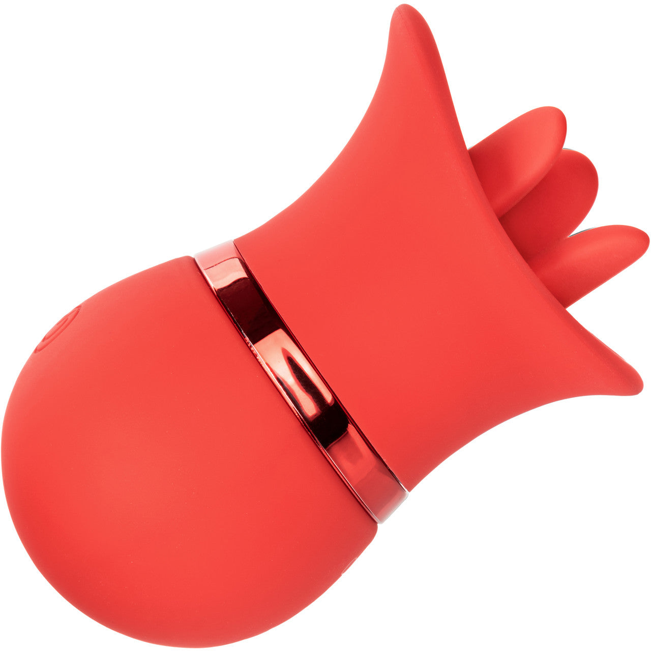 French Kiss Suck & Play Rechargeable Waterproof Silicone Interchangeable Set By CalExotics - Red