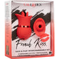 French Kiss Suck & Play Rechargeable Waterproof Silicone Interchangeable Set By CalExotics - Red