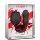 French Kiss Elite Siren Silicone Bullet Vibrator & Flickering Tongue Clitoral Stimulator By CalExotics - Black