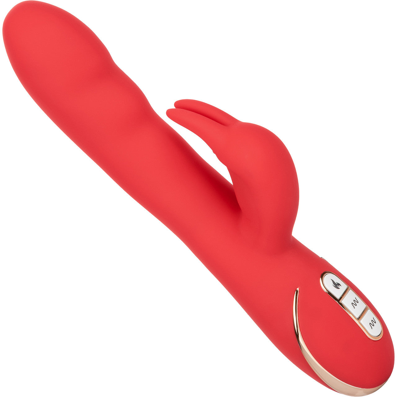 Jack Rabbit Signature Heated Silicone Ultra-Soft Rabbit Rechargeable Vibrator By CalExotics