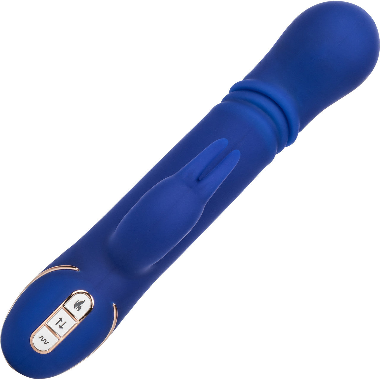 Jack Rabbit Signature Heated Silicone Thrusting G Rabbit Rechargeable Vibrator By CalExotics