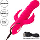 Jack Rabbit Signature Heated Silicone Triple Fantasy Rabbit Thrusting Vibrator By CalExotics